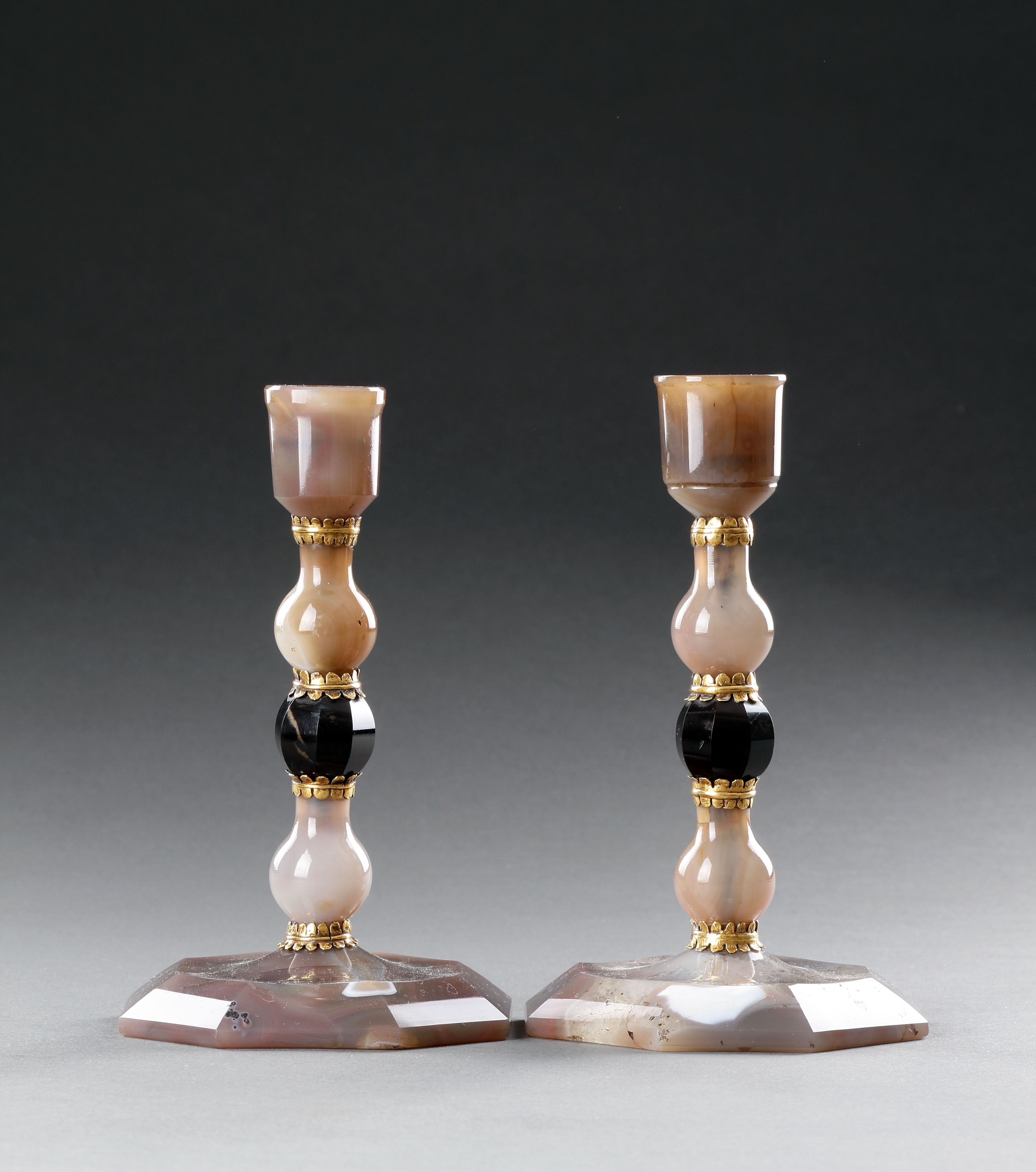 Two Fine ‘Kunstkammer’ Candlesticks 